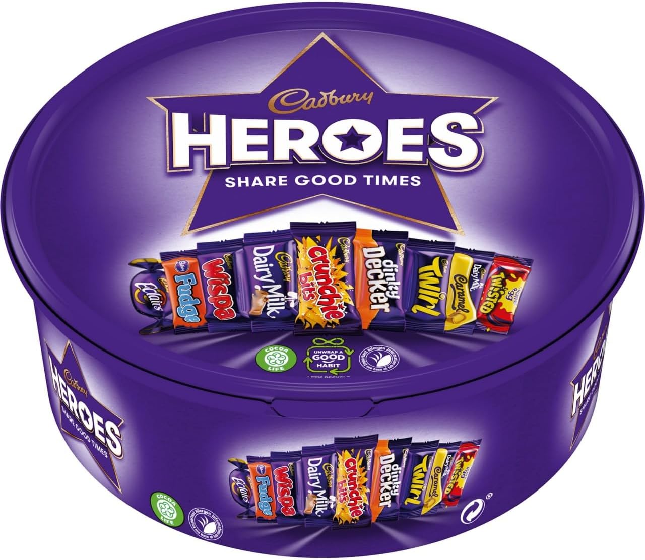 Cadbury Heroes Chocolate Tub 600G Perfect For Any Occasion…